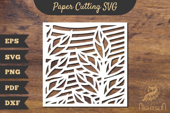 Floral Rectangle Frame Papercut SVG 10