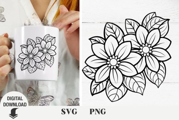 Flower Svg: Wildflowers, Bouquet, Floral