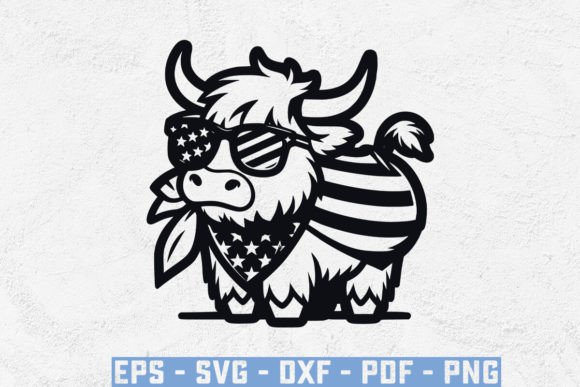 Highland Cow Head Svg, Usa Flag Svg, Cow